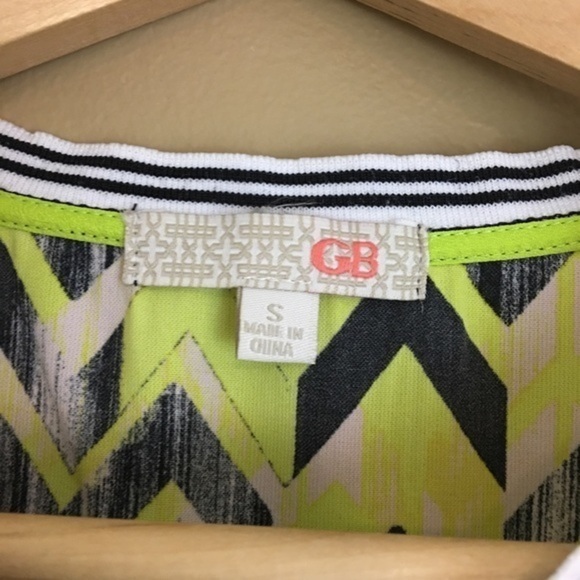 Gianni  Bini Neon Yellow and Black Zig Zag… - Picture 5 of 5